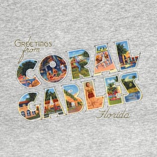 Greetings from Coral Gables Florida T-Shirt